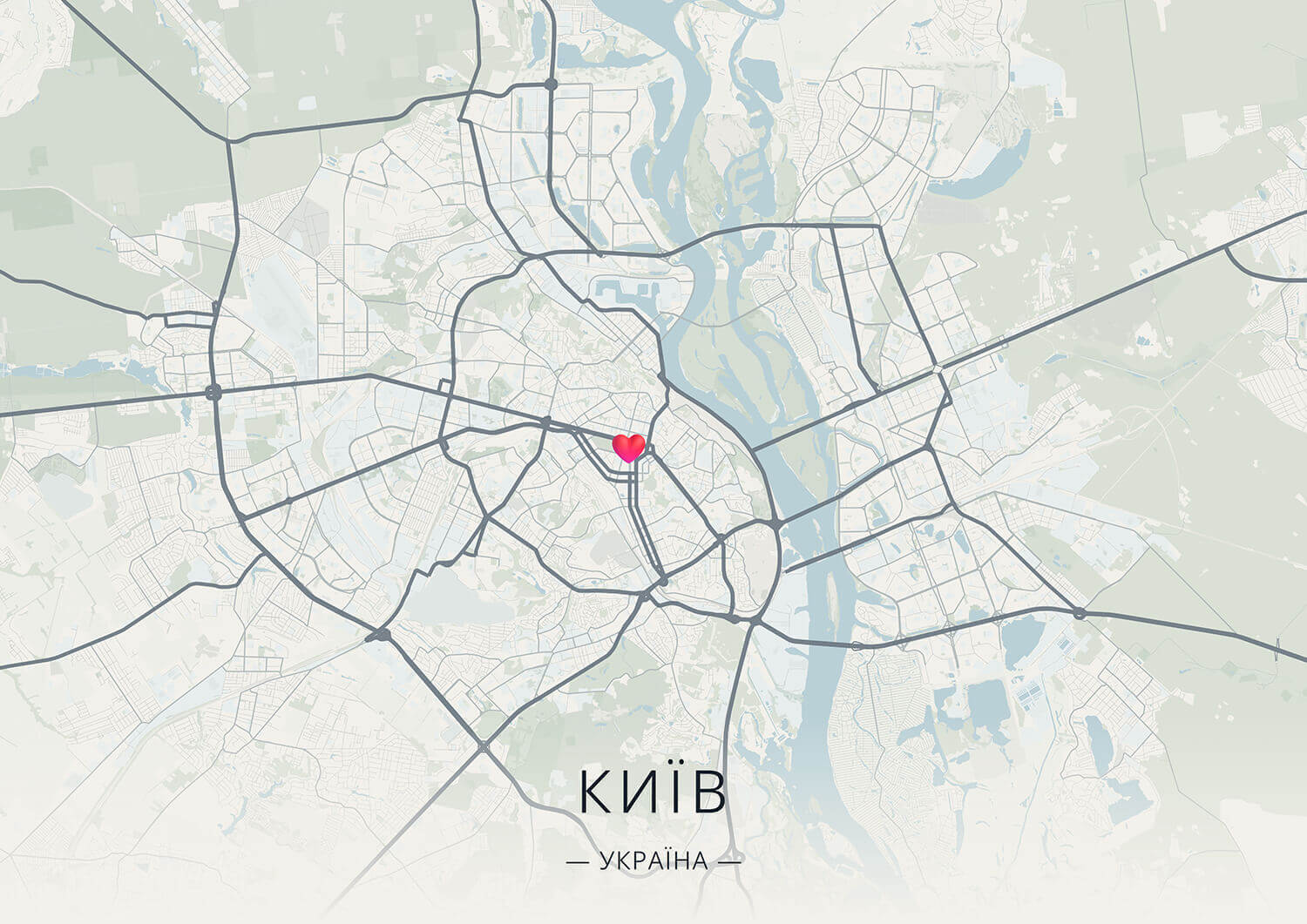 Приклад макета карти міста